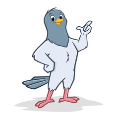 Cartoon Pigeon