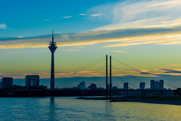 Fototapeta premium Sunset on river