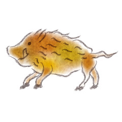 亥　動物　年賀状　アイコン