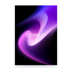 Fototapeta premium Abstract Gradient Shapes A4 Poster. Modern Design Cover Backdrop. Trendy Color Flow Artwork