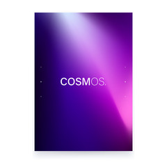 Abstract Gradient Shapes A4 Poster. Modern Design Cover Backdrop. Trendy Color Flow Artwork