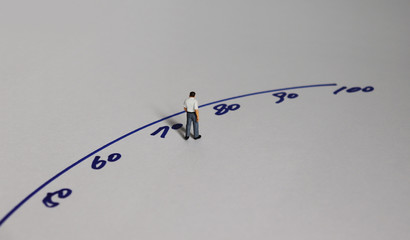 An old miniature man. Concepts for average life extension.