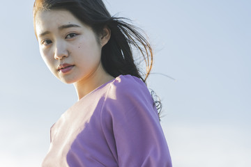 海の女性