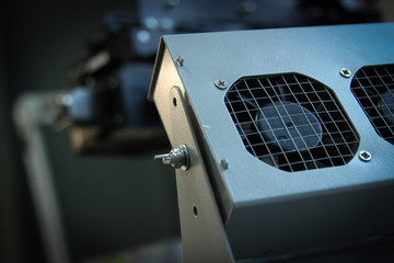 cooler of soldering station close up