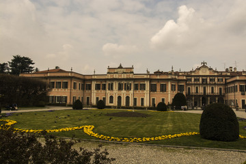 Obraz premium Varese street center Italy