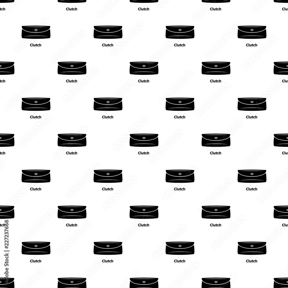 Poster clutch bag pattern vector seamless repeating for any web design