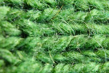 Green fabric background