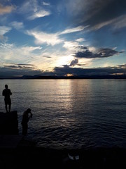 Fototapeta premium Sonnenuntergang in Norwegen