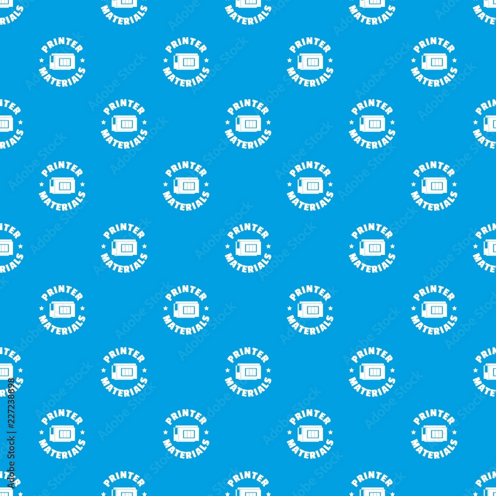 Poster printer materials pattern vector seamless blue repeat for any use