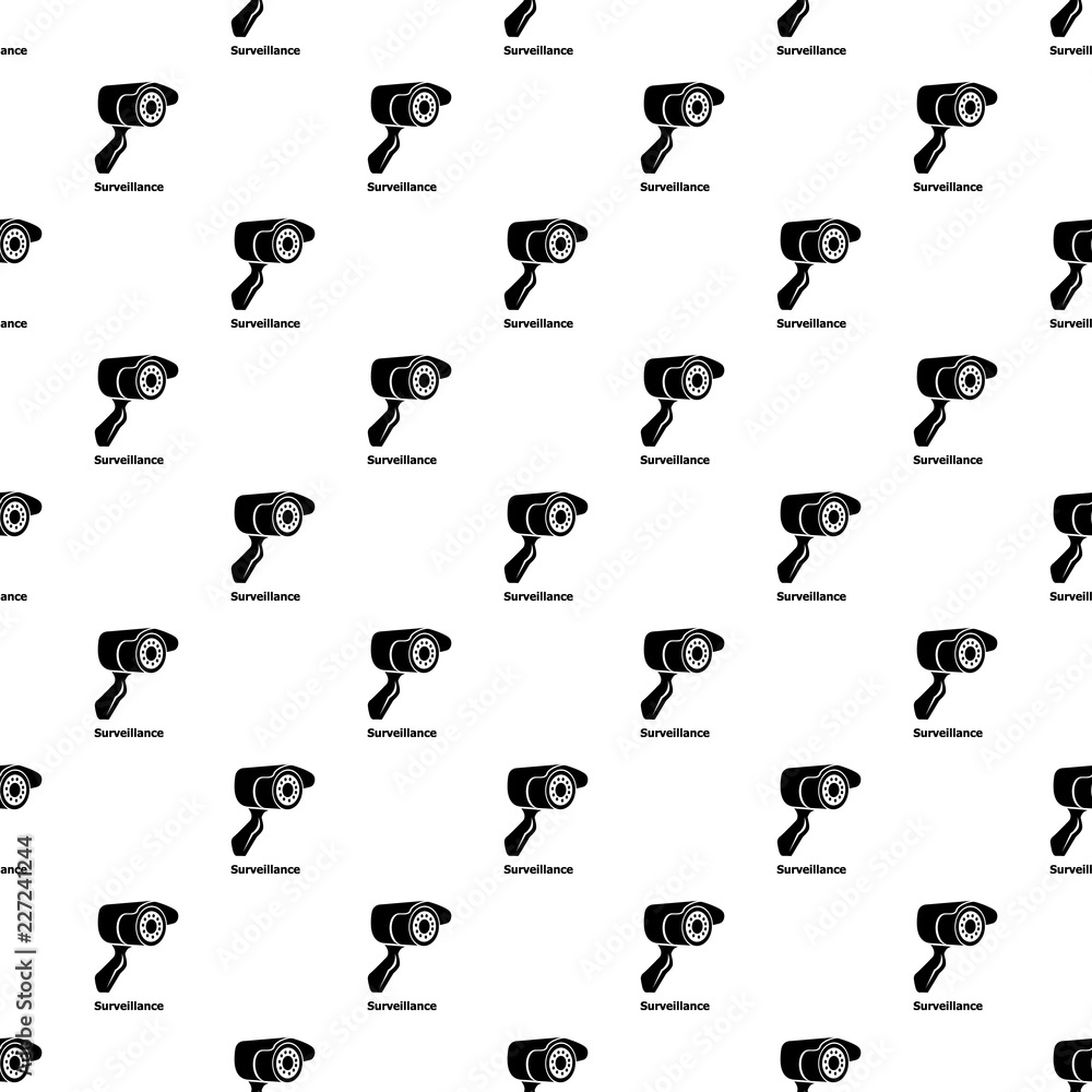 Poster surveillance pattern vector seamless repeating for any web design