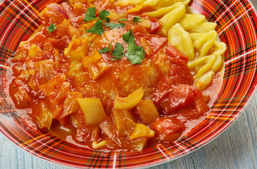 Hungarian Chicken Paprikash