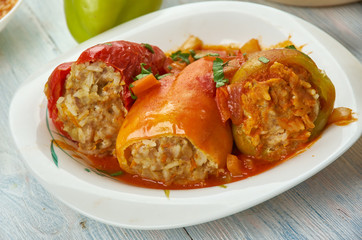 Hungarian stuffed peppers