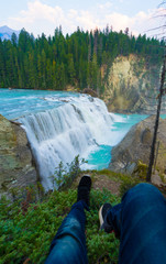 Wapta falls at Yoho national park, British columbia, Canada