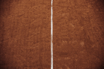 Orange Tennis court white lines background
