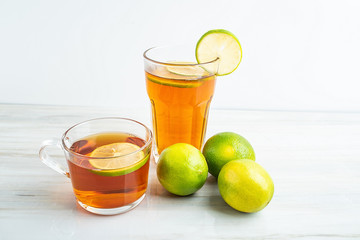 Lemon and lemon black tea