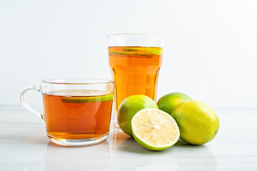 Lemon and lemon black tea