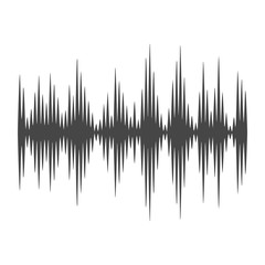 Audio wave icon, Modern Sound Wave illustration