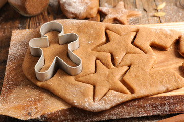 homemade gingerbread cookie