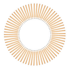 pencils circle