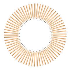 pencils circle