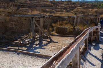 The salty valley of Añana, Spain