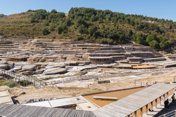 The salty valley of A&ntilde;ana, Spain