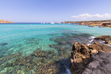 Fototapeta premium Cala Conta, Ibiza island, Spain