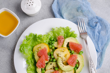 Salad of fresh vegetables