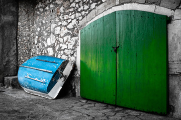 Puerta verde