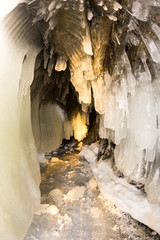 Ice cave on Lake Baikal