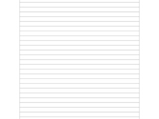 Papierblatt mit Linien und weißem Rand 
Vektor Illustration isoliert auf weißem Hintergrund
