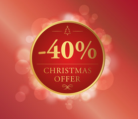 40% Christmas Offer