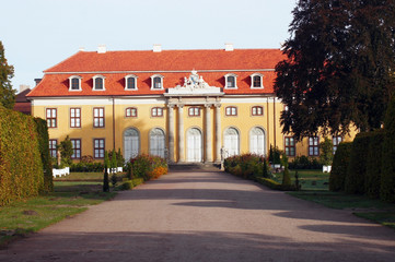 Fototapeta na wymiar Schloss Mosigkau in Dessau-Roßlau