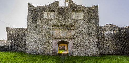 Beaupre Castle - Manor House, Vale of Glamorgan, Wales, UK.