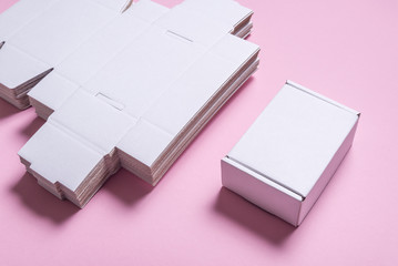 White cardboard gift box