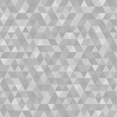 Fototapeta premium Trójkątny kafelkowy wzór. Wielobarwny tło. Bezszwowa abstrakcjonistyczna tekstura. Geometryczna tapeta z paskami. Drukuj na ulotki, koszulki i tekstylia. Doodle do projektowania. Kartki z życzeniami
