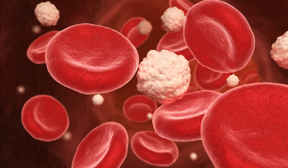Blood cells and glucose in the vein - obrazy, fototapety, plakaty