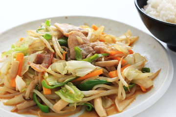 肉野菜炒め