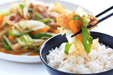 肉野菜炒め