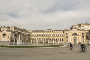 Fototapeta na wymiar Monza palace park Italy