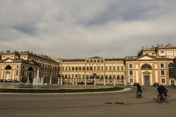 Fototapeta na wymiar Monza palace park Italy