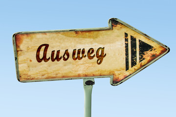 Schild 328 - Ausweg