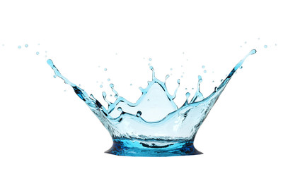 Fresh Blue Water Crown Splash