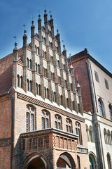 Obraz premium Altes Rathaus Hannover - Backsteingotik-Stil