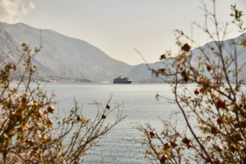 Bay of Kotor. mountain in Montenegro. Montenegro. 