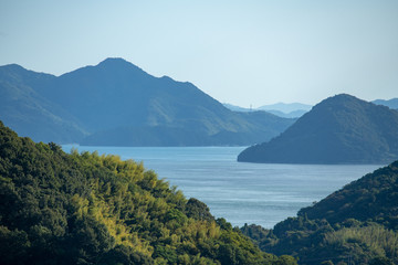 Fototapeta premium とびしま海道 広島県 瀬戸内海