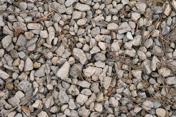 Grey rough pebble background