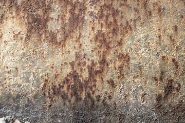 Rusted, galvanized, corrugated metal texture, grunge background