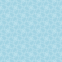 Light blue geometric design. Seamless pattern