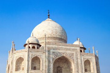 Taj Mahal. UNESCO World Heritage Site, Agra, Uttar Pradesh, India, Asia